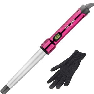 New Bed Head  Curlipops 1" ceramic tapered styling wand w/ heat protection glove